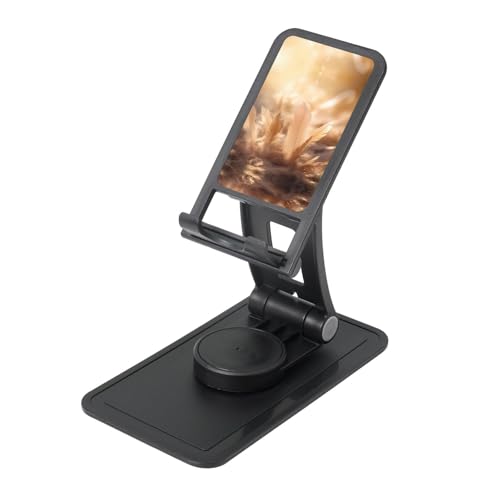 Quill Cell Phone Stand 360° Adjustable Desktop Phone Holder Cradle Compatible With Most Mobile Phones Black