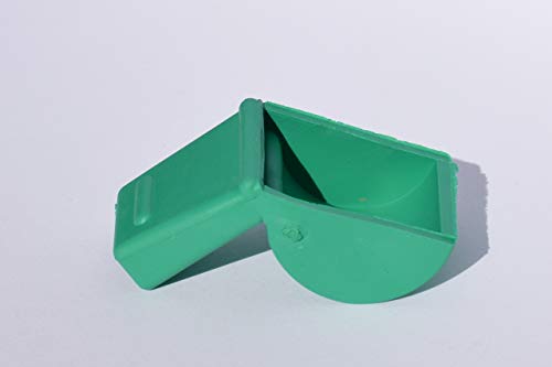 American Whistle Corporation American Classic Whistle - 126 db Solid Brass Whistle with Lanyards and Safe-T-Tip - Made in America (Green)