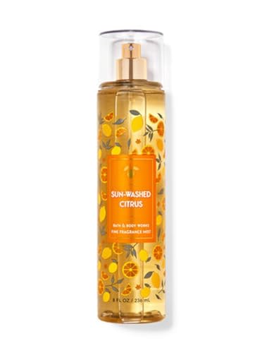 Bath & Body Works Sun-Washed Citrus Fine Fragrance Body Spray Mist, Warm Vanilla Sugar (Sun-Washed Citrus)