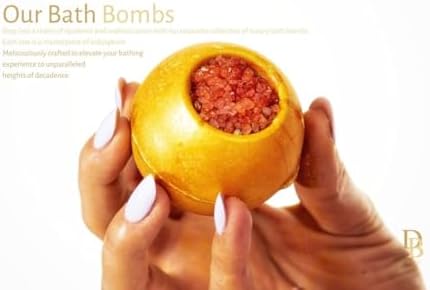 Bath Bombs, 6PC Luxury Gift Set, Girls Gifts, Mothers day Surprise, Valentines Day, Relaxing Kit, Bath Bombs for Women, Organic, Non Toxic, for Sensitive Skin, Natural, Lavender, Essential Oils & Salt