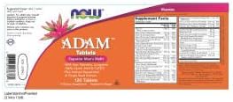 Now Foods Adam Men's Multiple Vitamin 120 Tabs