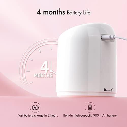 Automatic Makeup Remover Dispenser, Electric Micellar Water and Smart Nail Polish Remover, 6.8OZ Type-C Charger, 4 Months Battery Life for Liquid Oil Facial Toner