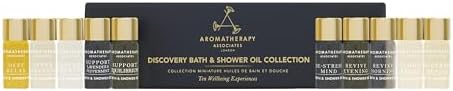 Aromatherapy Associates Essential Oil Blends – Luxury Shower and Body Oils for Dry Skin, Daily Aromatherapy Care for Men & Women, 10-Pack (0.10 fl oz Each) in Decorative Gift Box
