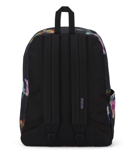 JanSport SuperBreak Backpack - Durable, Lightweight Premium Backpack - Floral Glitch