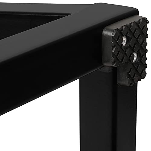 Retrospec Leap Plyo Box Jump Platforms for Home Gym Plyometric Jumping & Jump Box Exercise, 12", Matte Black