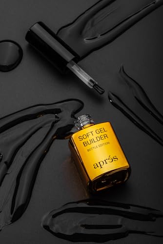 Aprés Soft Gel Builder in a Bottle, Self-Leveling Soak-Off Gel-X Nail Extension Thickening Strengthener