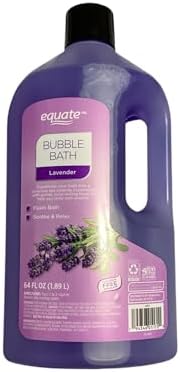 Equate Bubble~Bath, for Adult, Senior and Teens, Lavender, 64 fl oz(Pack 1)
