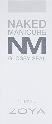 ZOYA Naked Manicure Glossy Seal Top Coat, 0.5 fl. oz.
