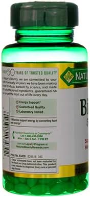 Nature's Bounty Super Potency Biotin 5000mcg - 72 softgels (Pack of 2)