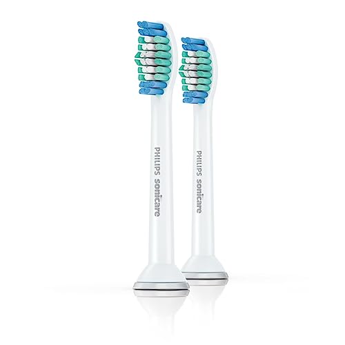 Philips Sonicare Genuine Simply Clean Replacement Toothbrush Heads, 2 Brush Heads, White, HX6012/04