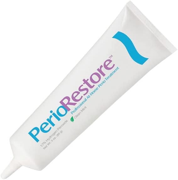Ounce Tube (Without Boil and Bite Trays); Hydrogen Peroxide Periodontal Treatment| Oral Cleansing Gel. Mint Flavor| Promotes Teeth Whitening | Treatment for Oral HealthQ