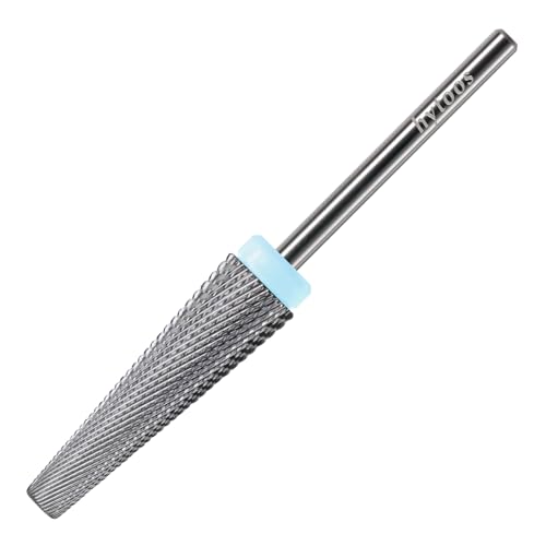 24mm Super Long 5 in 1 Nail Drill Bits, Cross Tapered Carbide Bit, 3/32" Two-way Rotate for Both Hand, Remove Acrylic Nails/Gel, Electric File Tool Drills Manicure Accessories (2XF)