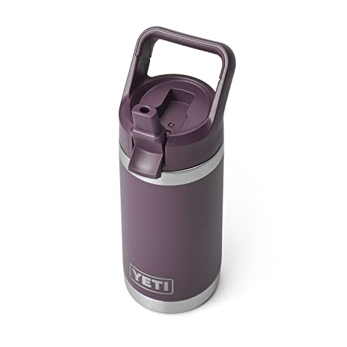YETI Rambler Jr. 12 oz Kids Bottle, with Straw Cap, Nordic Purple