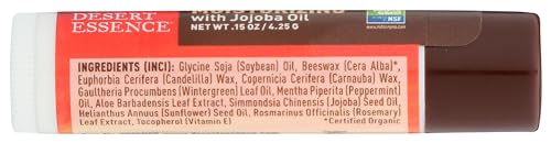DESERT ESSENCE Jojoba Aloe Lip Balm, 0.15 OZ