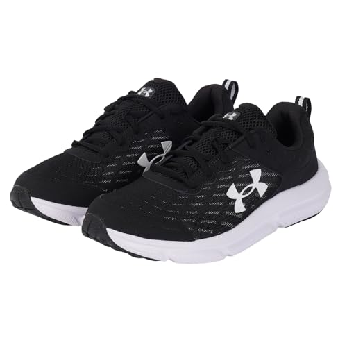 Under Armour Men's Charged Assert 10, (001) Black/Black/White, 11, US