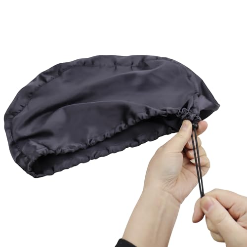 2 Pack Satin Car Headrest Cover Hair-Saving Satin Headrest Cover for Hair Protection Car Head Rest Protector Adjustable and Reusable