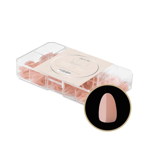 Apres Neutrals Gel-X Margot Box Of Press On Nails, 11 Sizes 00-9, Soft Gel Nail Tip Box (150pcs) (Almond Extra Short, 150)
