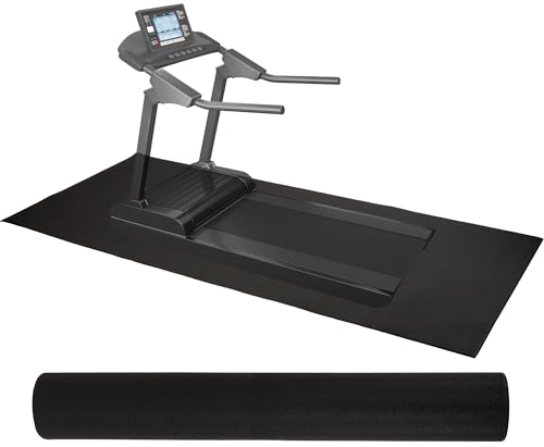 Fitvids High Density Home Gym Treadmill Exercise Bike Equipment Mat, 1/4" Thick, 60" x 84" (5 x 7FT)