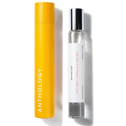 Anthology Vanilla Musk Roll on Perfume Oil 9 ML | Vanilla & Musk Notes | Long-lasting fragrance rollerball