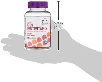 Amazon Brand - Mama Bear Organic Kids Multivitamin, 60 Gummies, 1 Month Supply (Packaging May Vary), Berry, Cherry & Orange (Pack of 2)