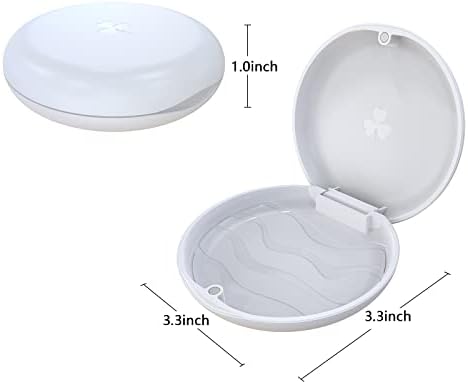 5 Pack Retainer Cases,Solid Orthodontic Retainer Case (Multicolor)