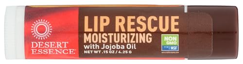 DESERT ESSENCE Jojoba Aloe Lip Balm, 0.15 OZ