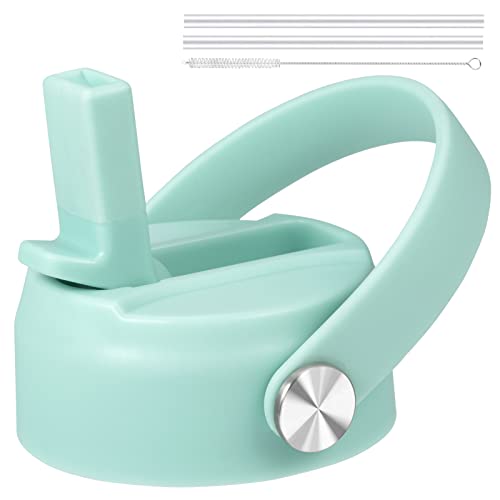 Straw Lid for Hydro Flask Wide Mouth, Lids with Straw for Hydroflask 12 16 18 20 32 40 oz Wide Mouth,Replacement Straw Cap for Hydroflask,Top Sport Bottle Accessories, Rain