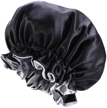BaronHong Satin Hair Sleep Cap for Curly,Voluminous,or Straight Hair | Prevents Frizz,Dryness,Knots,Hair Breakage
