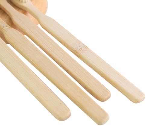 Bamboo Toothbrushes, Boar Bristle Toothbrush, Biodegradable Natural Bamboo Wooden Toothbrush (4)