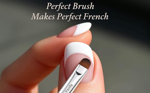 French Brush for Nails, Clean up brush for Gel Nail Polish F16