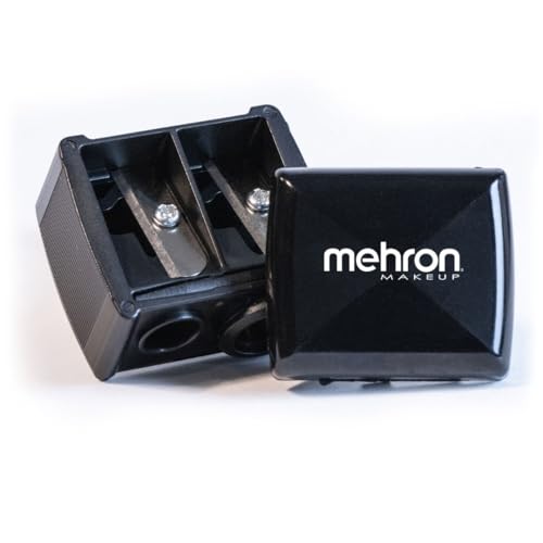 Mehron Makeup Pro-Pencil Dual Sharpener (Black)