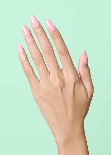 ohora Semi Cured Gel Nail Strips (N Cream Pink) - Pink, Solid, Works with Any UV/LED Lamps, Salon-Quality, Long Lasting, Easy to Apply & Remove - Includes 2 Prep Pads, Nail File & Wooden Stick