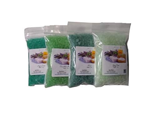 Bath Salts Sampler Pack - Summer Scents | Sea Salt | Epsom Salt | Essential Oils