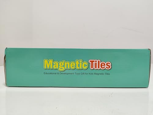 100PCS Magnetic Tiles Building Blocks with 2 Cars Montessori Toys for 3 4 5 6 7 8 Year Old Boys Girls Kids STEM Learning Educational 3D Rainbow Castle Construction Magnet Toys Christmas Birthday Gifts