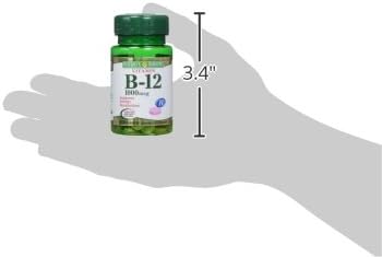 Nature's Bounty Vitamin B-12 1000 mcg Tablets, 100 Count (Pack of 1)