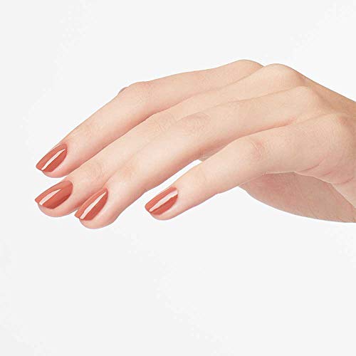 OPI Nail Lacquer Nail Polish | Opaque Dark Brown Crème Chip Resistant Nail Polish | Vegan, Fast Drying, Streak Free