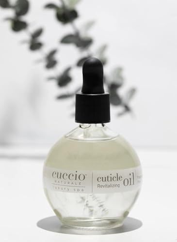 Cuccio Naturale Revitalizing Cuticle Oil - Hydrating Oil For Repaired Cuticles Overnight - Remedy For Damaged Skin And Thin Nails - Paraben/Cruelty-Free Formula - Fragrance-Free - 2.5 Oz