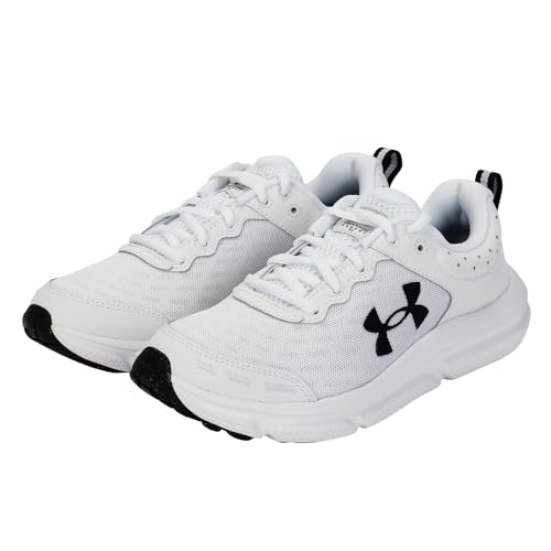 Under Armour Men's Charged Assert 10, (104) White/Black/Black, 7, US