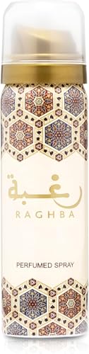 Lattafa Raghba 2-piece Set for Unisex (3.4 Oz Eau de Parfum Spray + 1.7 Oz Perfumed Deodorant Spray)