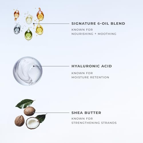 XMONDO Hydrify Ultra Hydrating Mask - Deep Conditioning Treatment for Dry, Damaged Hair, Intense Moisture with Hyaluronic Acid, Shea Butter, and Our Signature 6 Oil Blend 7.95 fl. oz.,