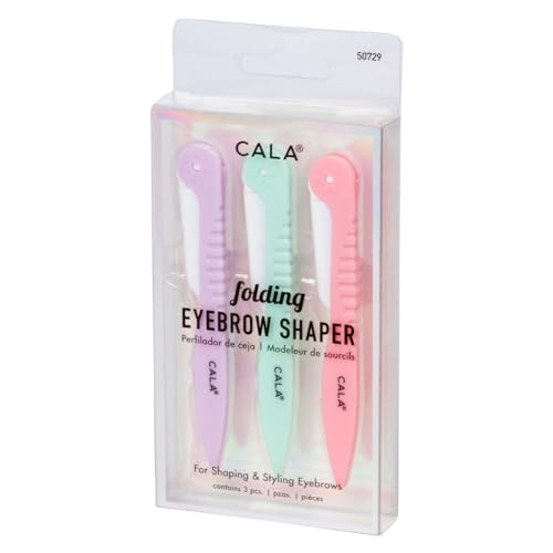 Cala Folding eyebrow shaper 3 count, 3 Count