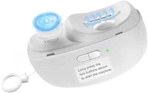 3-in-1 Electric Nail Clippers, Upgrade Electric Nail Clippers for Seniors or Babys, Automatic Electric Polishing Nail Clipper with Collector, Electric Nail Trimmer Gift for Your Loves (Cream-White)