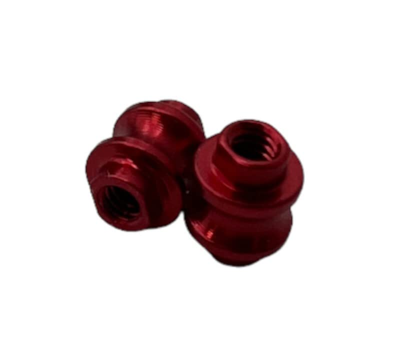 August Engineering Aluminum (Pair) Replacement Barrel Spacer Stand Off for Benchmade Bugout 535 & Mini Bugout 533 Knife not Included (Red)