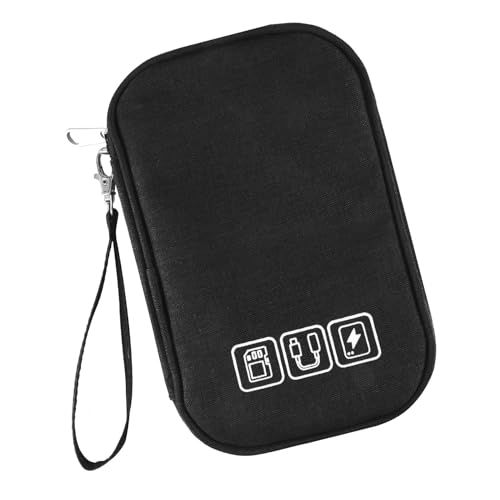 Ujjdwiurgh Electronic Organizer, Travel Cable Organizer Bag Pouch Portable Electronic Storage Multifunction Case