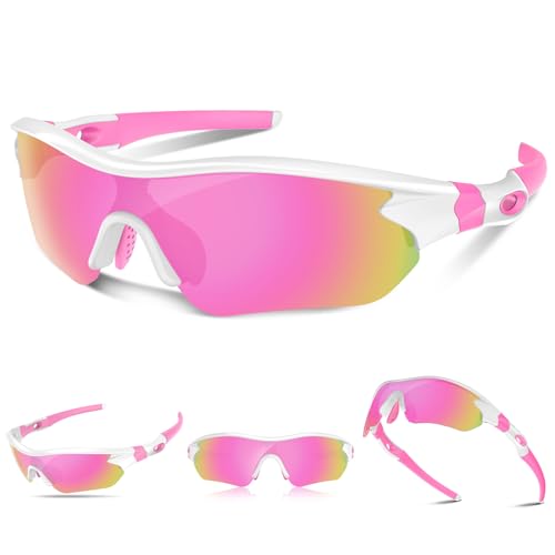 Polarized Sports Sunglasses for Men Women Youth Baseball Running Fishing Tennis Golf Cycling Driving Motor TAC UV400 TR90