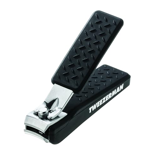 Tweezerman Precision Grip Fingernail Clipper, Black