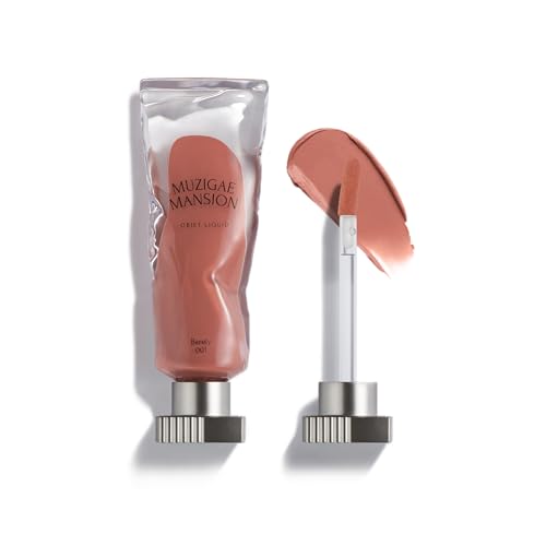 MUZIGAE MANSION Objet Lip Stain (Unique Paint Tube Design) – Velvet Matte Tint, Long-Lasting Waterproof Lipstick, Hydrating Korean Makeup, Red & Rose Gloss, K-Beauty Tinted Lipstain (14 TENSION)