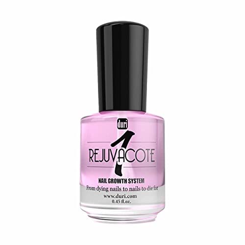 duri Rejuvacote 1 Nail Growth System - Maximum Strength | Nail Strengthener for Damaged Nails from Gel, Acrylic Manicure | Grow Long Natural Fingernails Fast - 0.45 fl. oz.