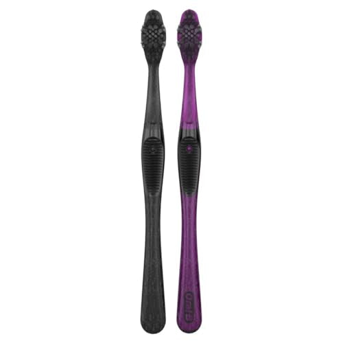 Oral-B Charcoal Toothbrushes, Medium 2ct