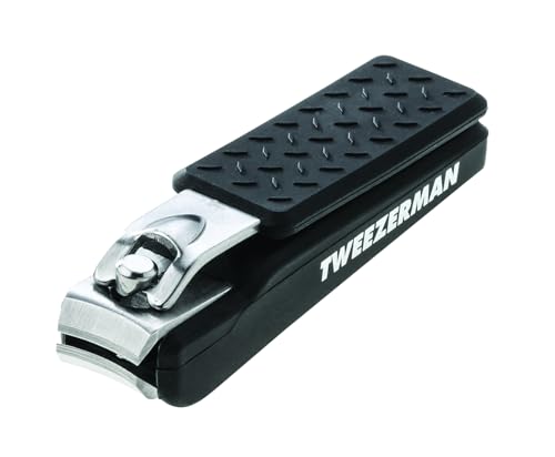 Tweezerman Precision Grip Fingernail Clipper, Black